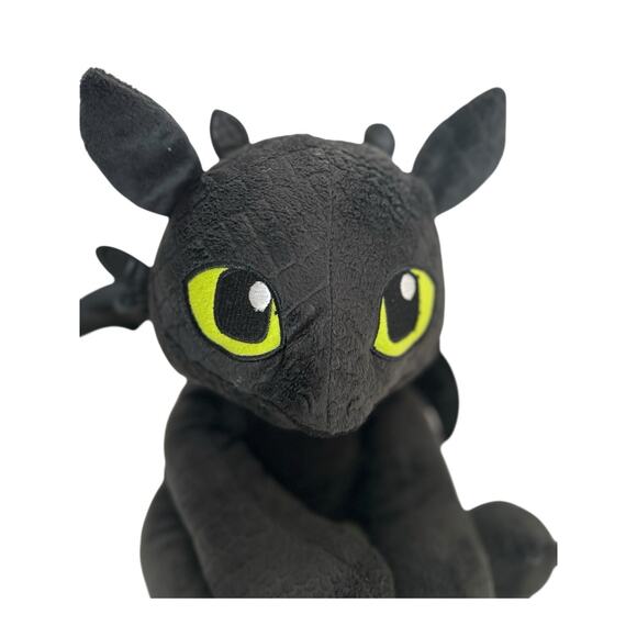 Build A Bear Dreamworks How To Train Your Dragon 14” Toothless Plush, Wings - Picture 2 of 9